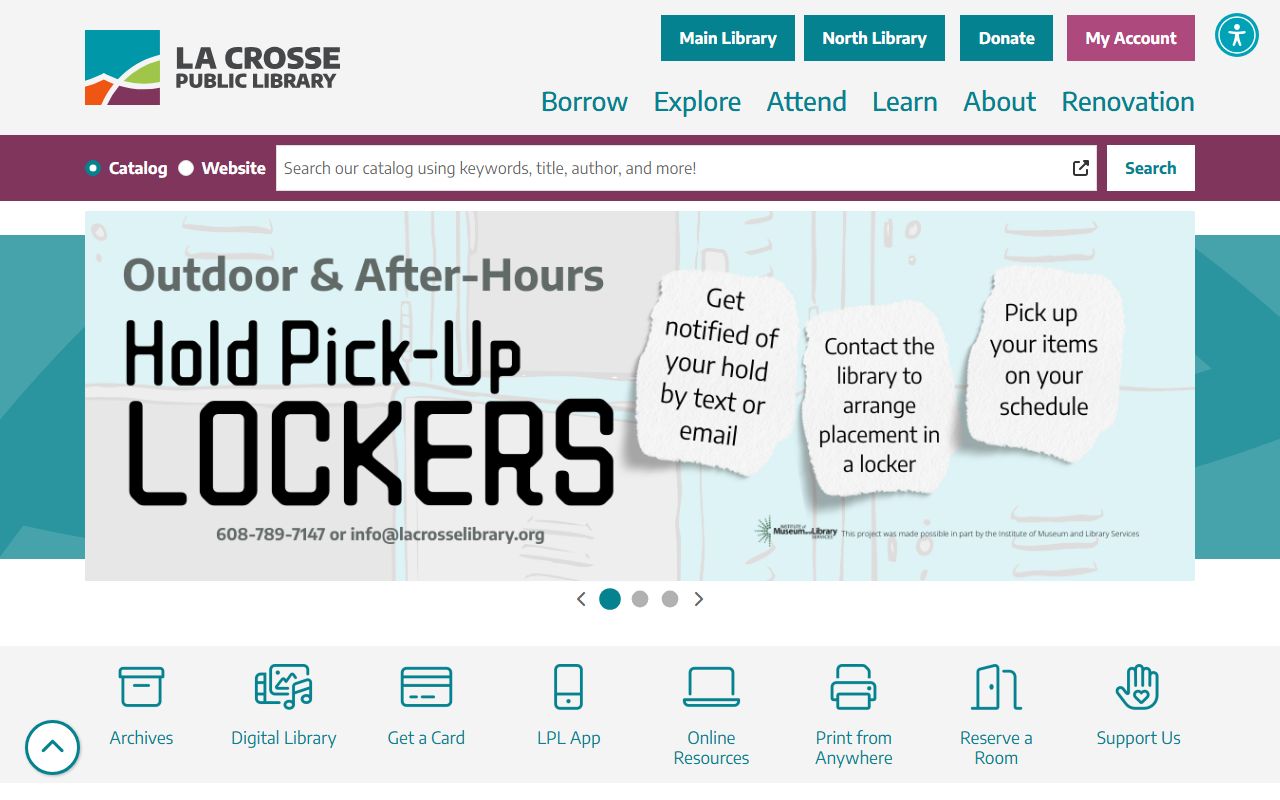 La Crosse Death Index public library image