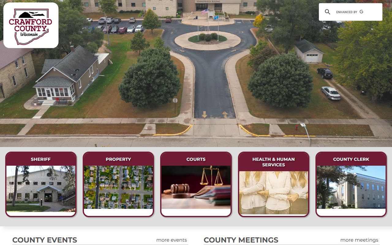 Crawford County Death Index county government portal