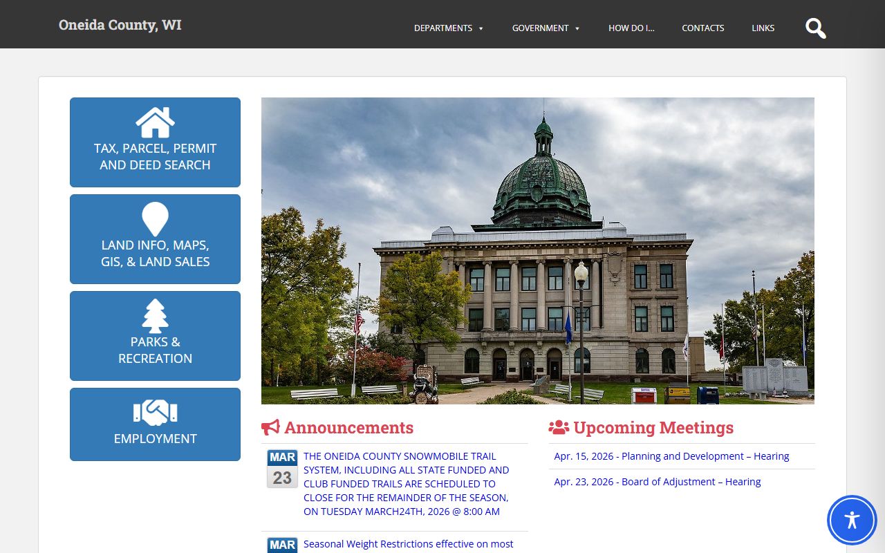 Oneida County Death Index at county government