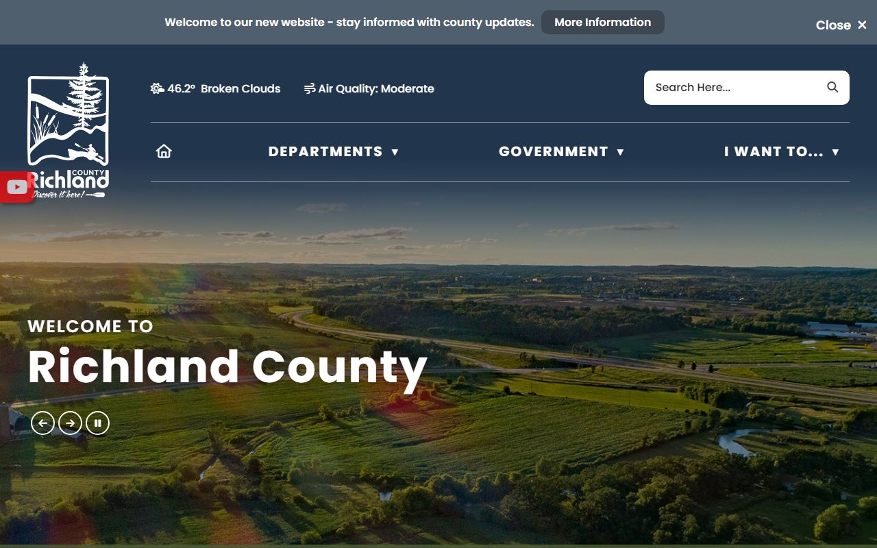 Richland County Death Index county government image