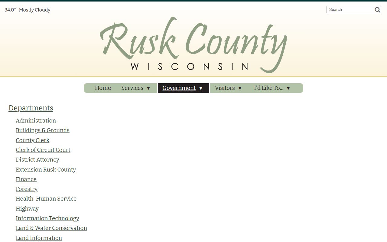 Rusk County Death Index Register of Deeds